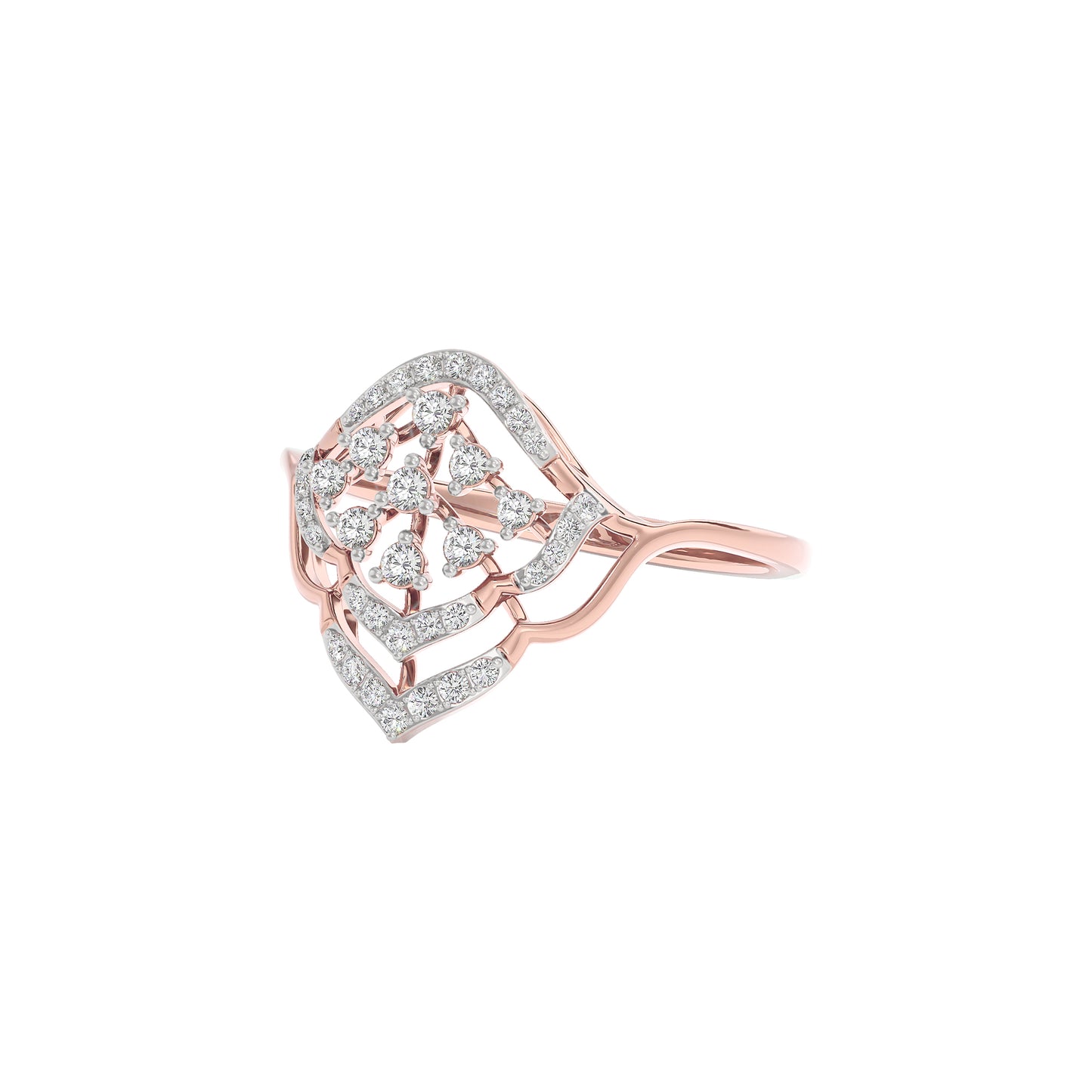 Chloe Diamond Ring 18 KT / Rose Gold / 22