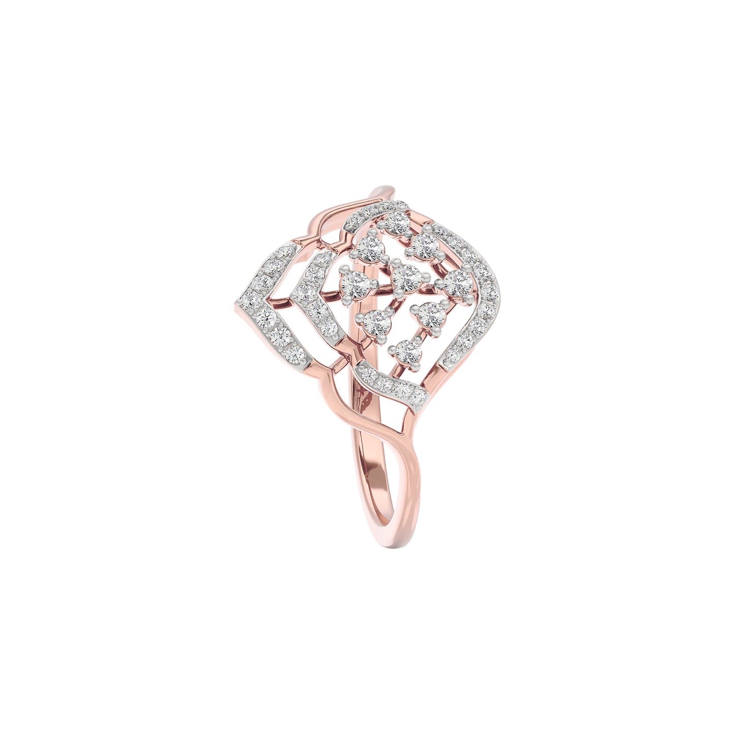 Chloe Diamond Ring 18 KT / Rose Gold / 22