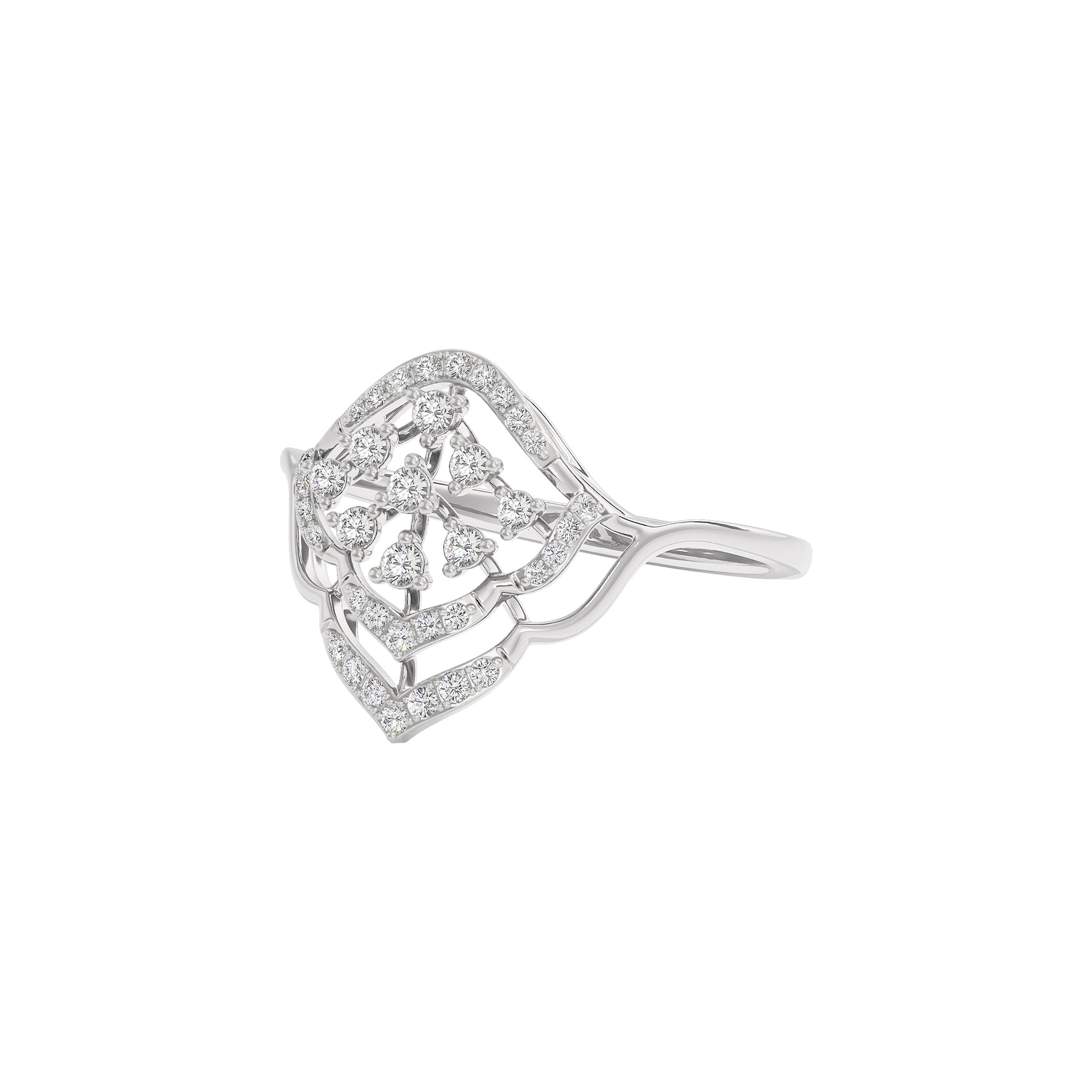 Chloe Diamond Ring 18 KT / White Gold / 22