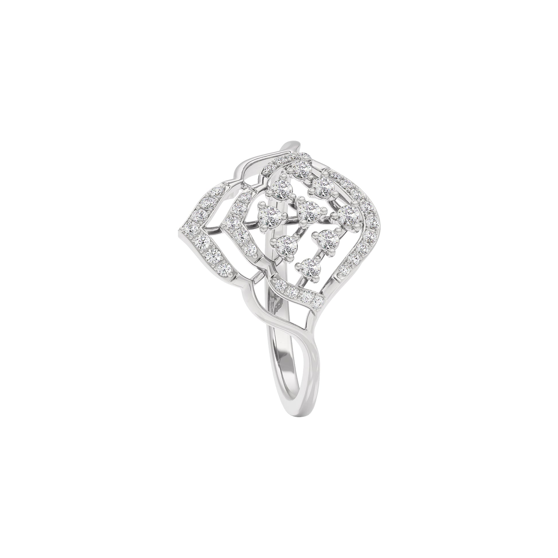 Chloe Diamond Ring 18 KT / White Gold / 22