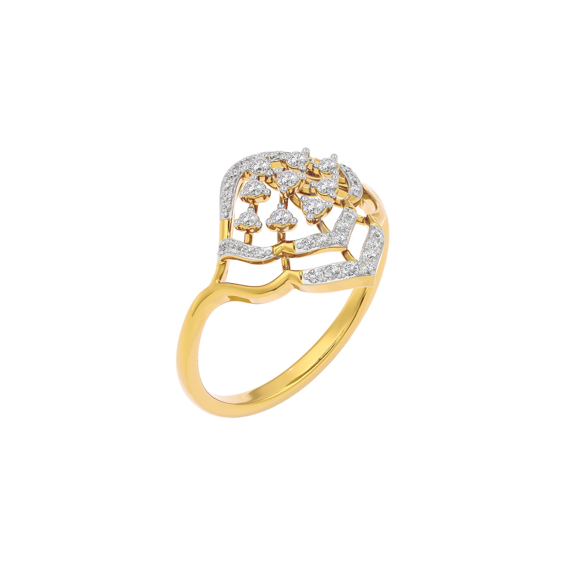 Chloe Diamond Ring 18 KT / Yellow Gold / 22