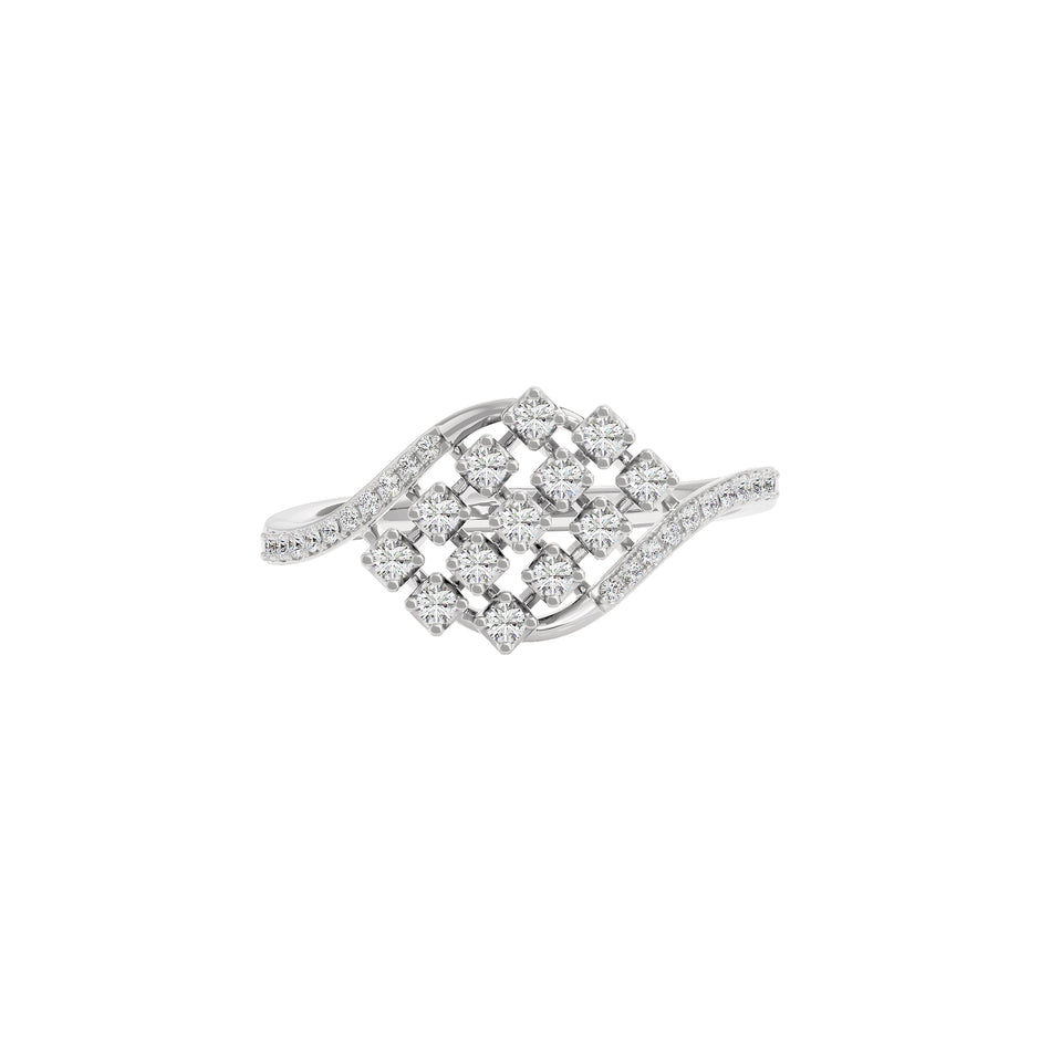 Surayyah Diamond Ring 18 KT / White Gold / 22