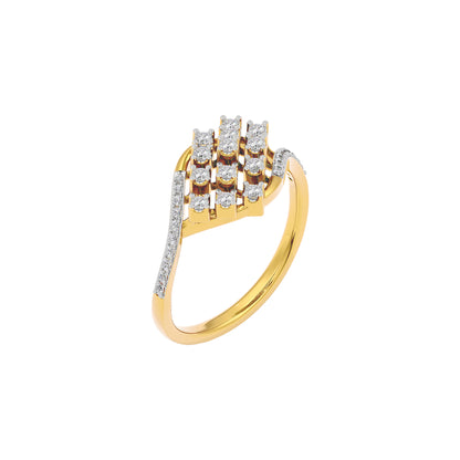 Surayyah Diamond Ring 18 KT / Yellow Gold / 22
