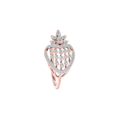 Elena Diamond Ring 18 KT / Rose Gold / 22