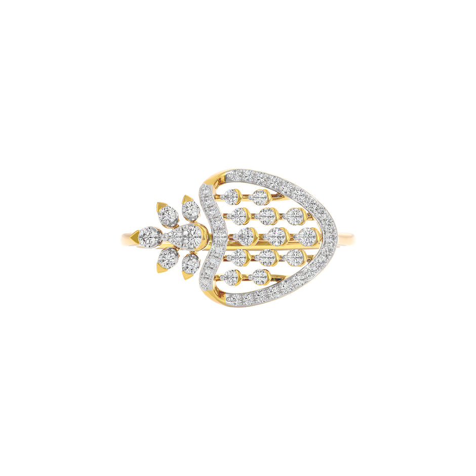 Elena Diamond Ring 18 KT / Yellow Gold / 22