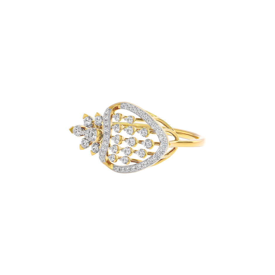 Elena Diamond Ring 18 KT / Yellow Gold / 22