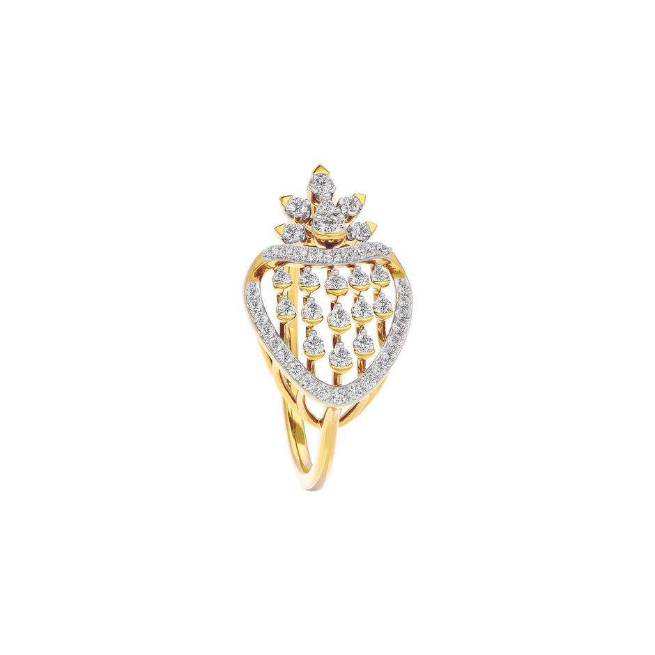 Elena Diamond Ring 18 KT / Yellow Gold / 22