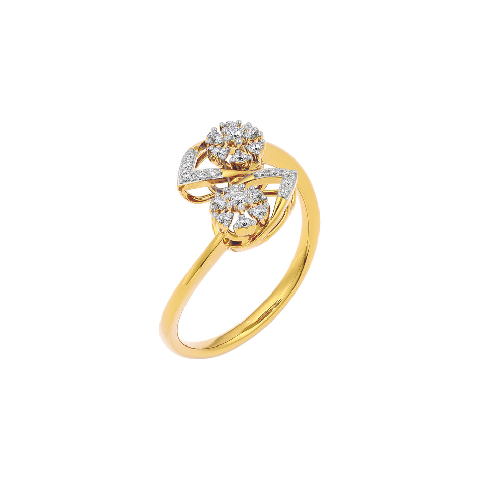 Katyana Diamond Ring 18 KT / Yellow Gold / 22