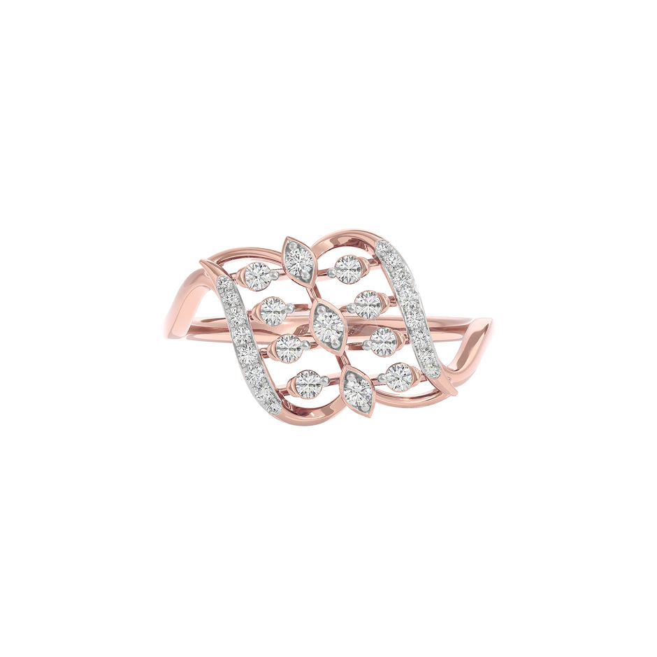 Anika Diamond Ring 18 KT / Rose Gold / 22