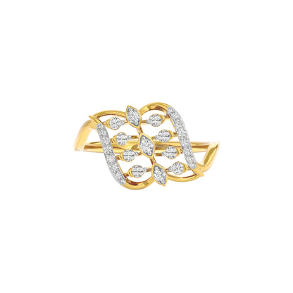Anika Diamond Ring 18 KT / Yellow Gold / 22