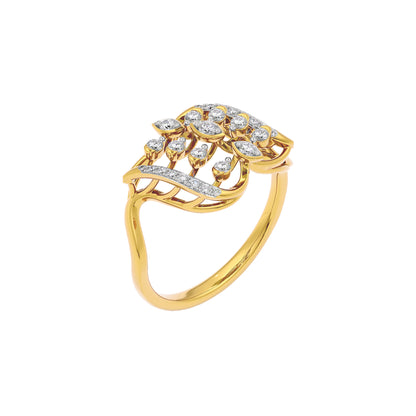 Anika Diamond Ring 18 KT / Yellow Gold / 22