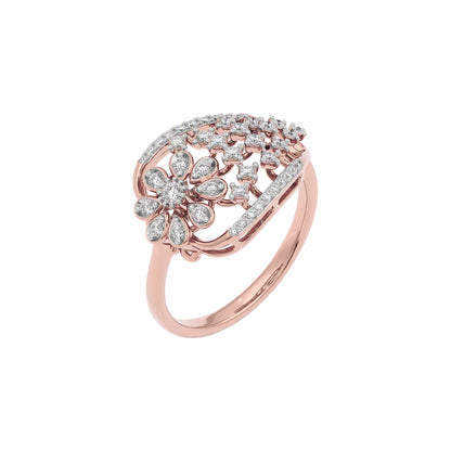Aino Diamond Ring 18 KT / Rose Gold / 22