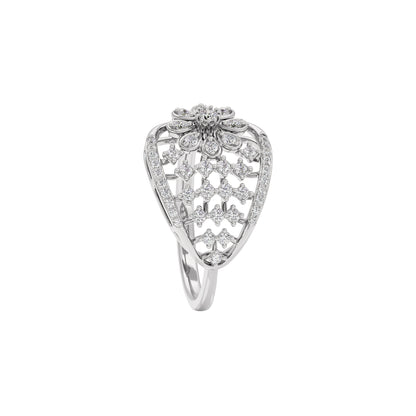 Aino Diamond Ring 18 KT / White Gold / 22