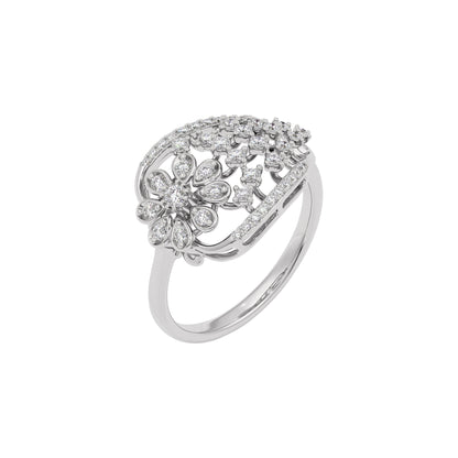 Aino Diamond Ring 18 KT / White Gold / 22