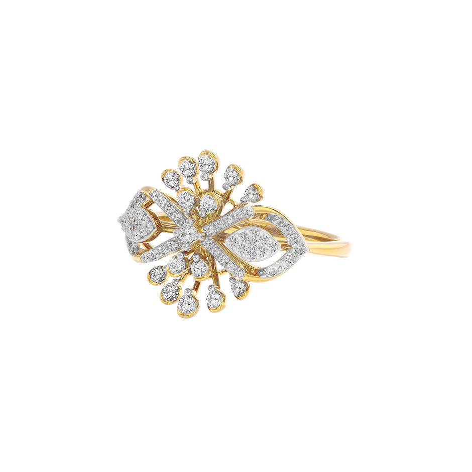 Zorion Diamond Ring 18 KT / Yellow Gold / 22
