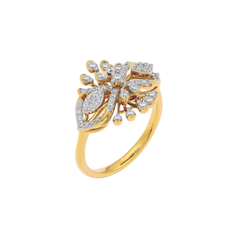 Zorion Diamond Ring 18 KT / Yellow Gold / 22
