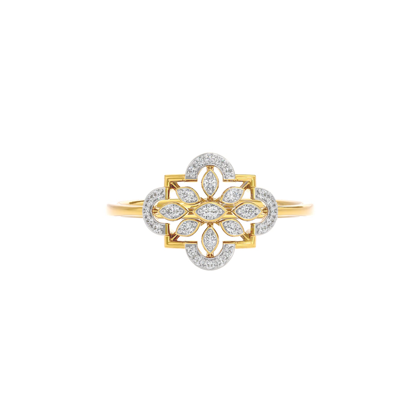Nellie Diamond Ring 18 KT / Yellow Gold / 22