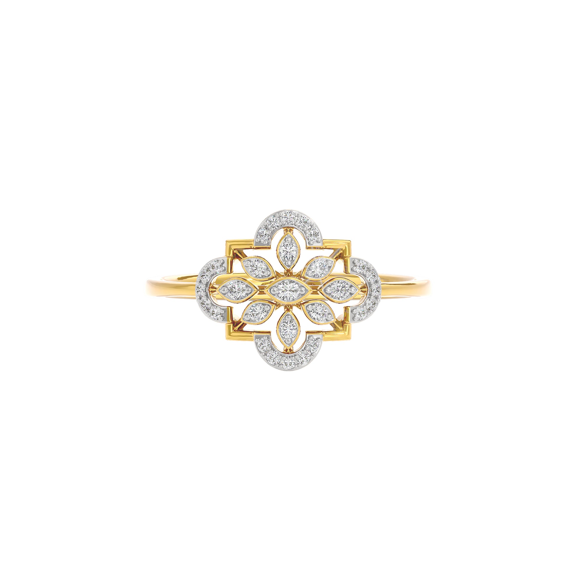 Nellie Diamond Ring 18 KT / Yellow Gold / 22
