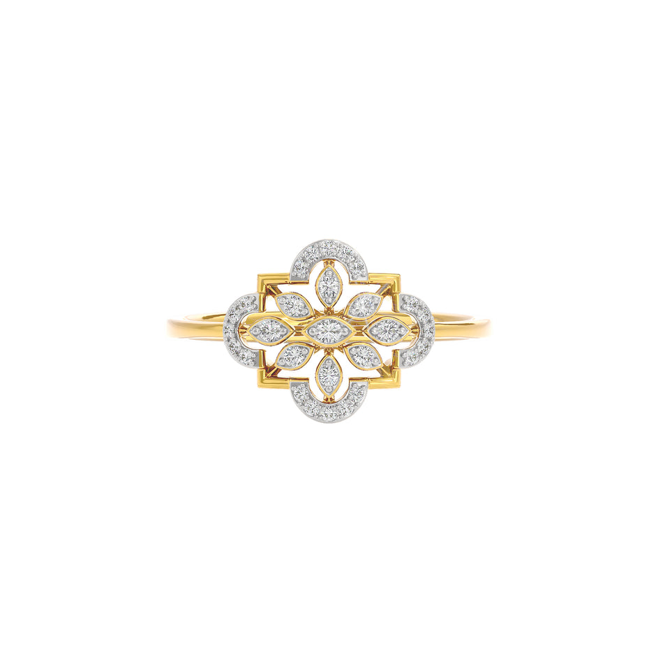 Nellie Diamond Ring 18 KT / Yellow Gold / 22