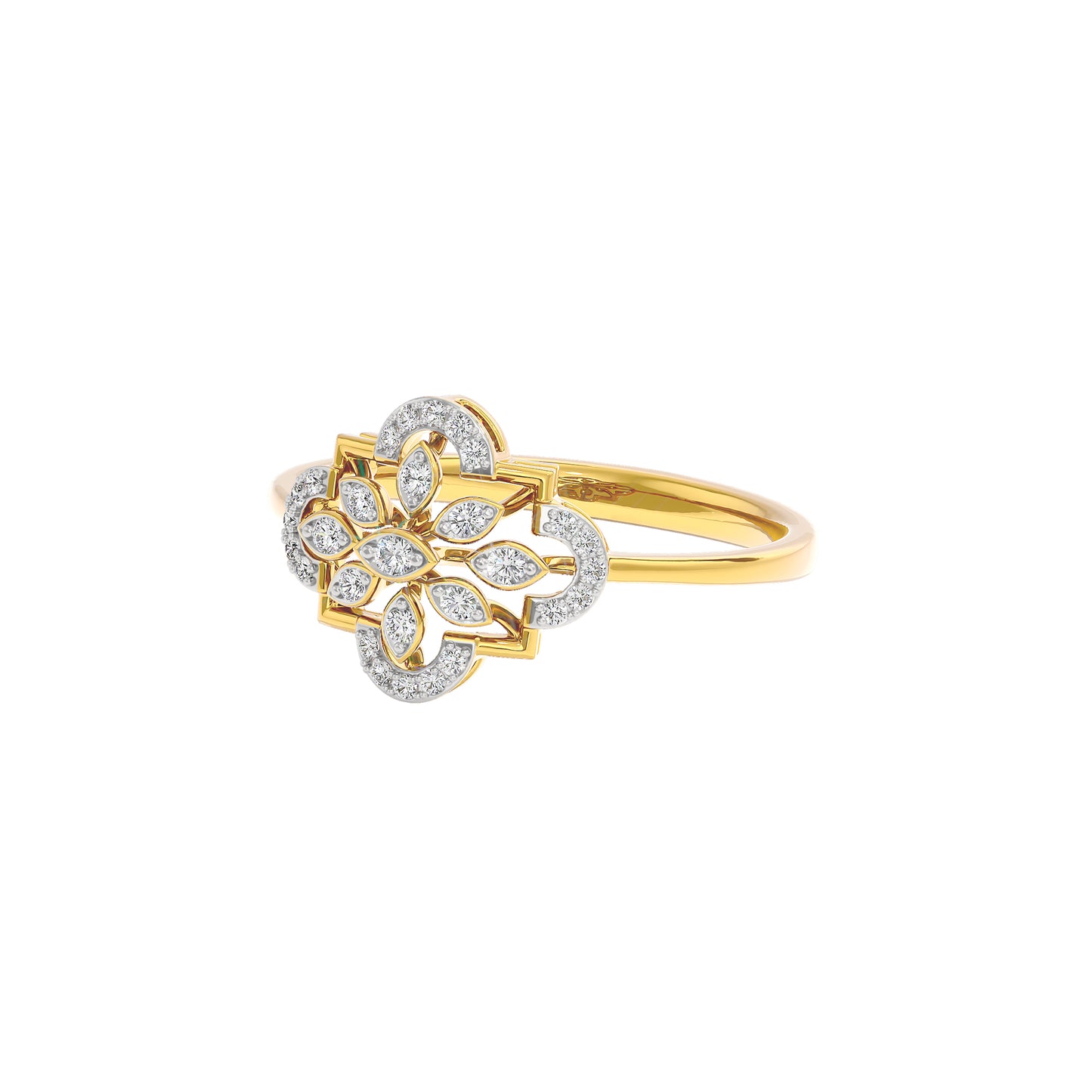 Nellie Diamond Ring 18 KT / Yellow Gold / 22