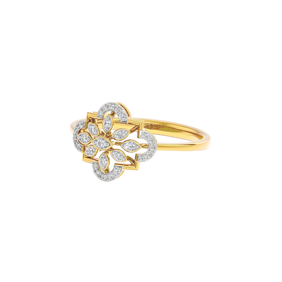 Nellie Diamond Ring 18 KT / Yellow Gold / 22