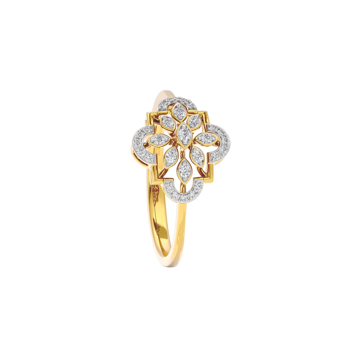 Nellie Diamond Ring 18 KT / Yellow Gold / 22