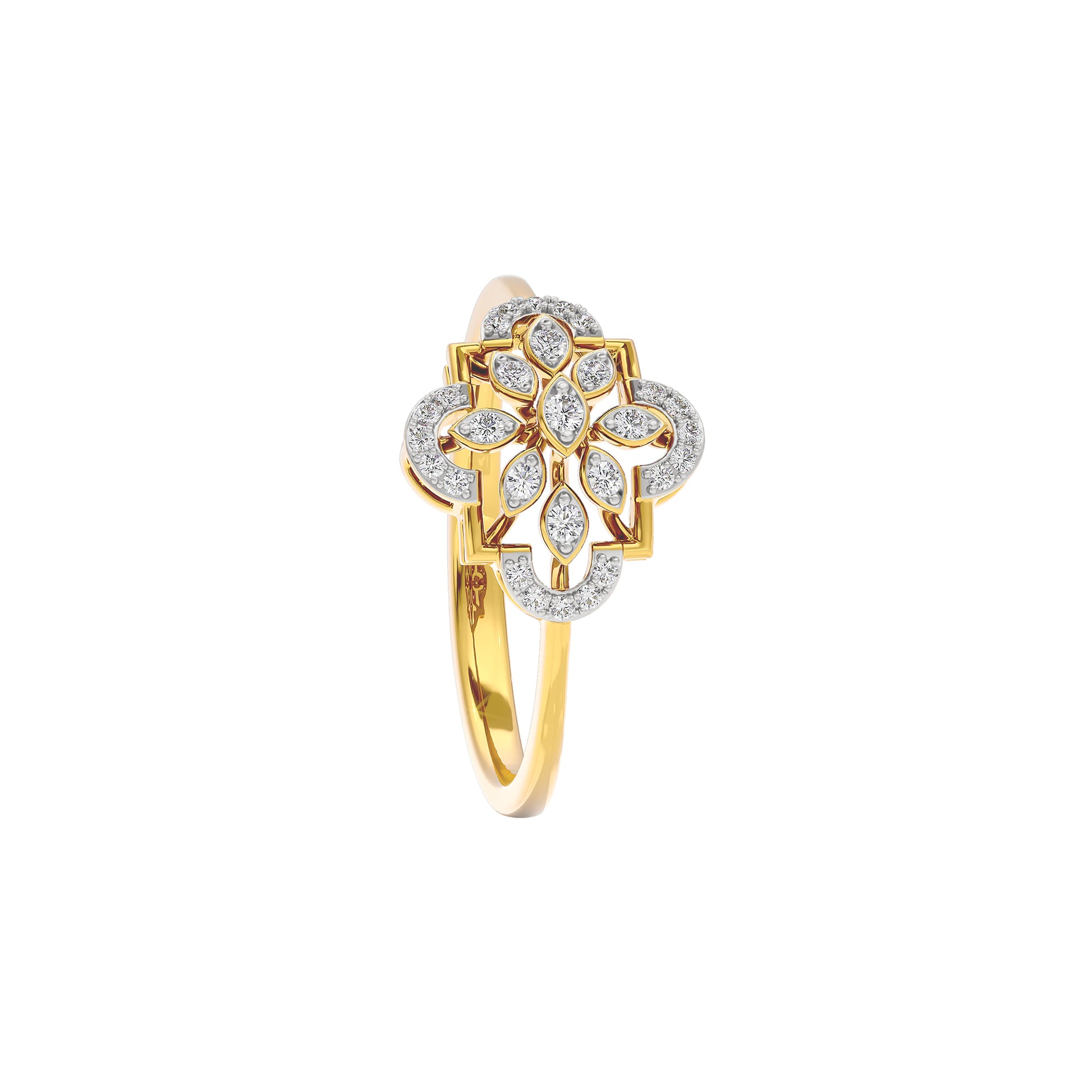 Nellie Diamond Ring 18 KT / Yellow Gold / 22