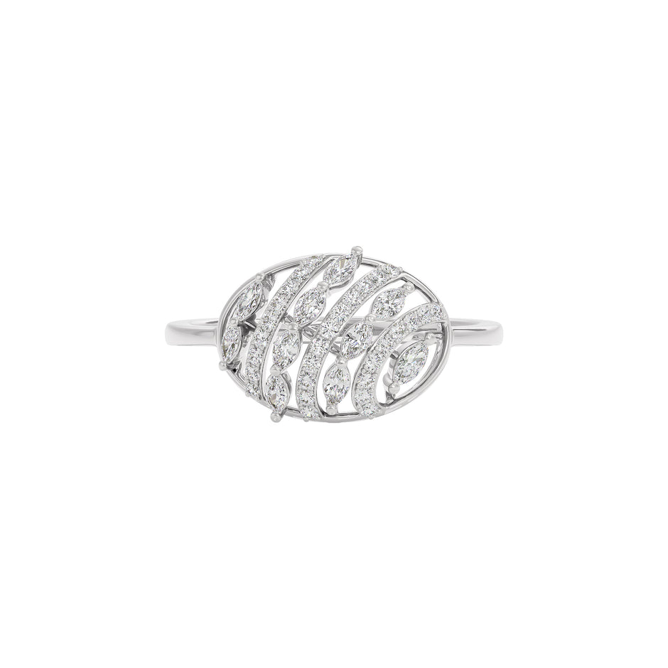 Alohi Diamond Ring 18 KT / White Gold / 22