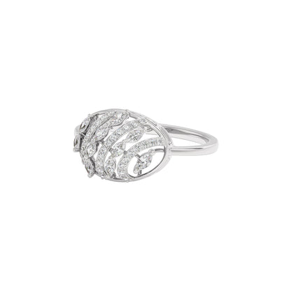 Alohi Diamond Ring 18 KT / White Gold / 22
