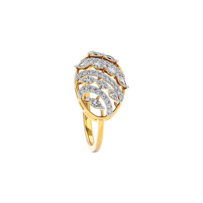 Alohi Diamond Ring 18 KT / Yellow Gold / 22