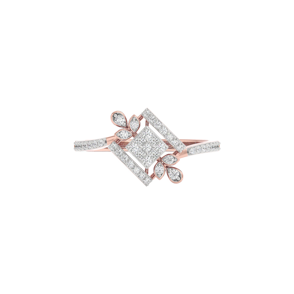 Alazne Diamond Ring 18 KT / Rose Gold / 22