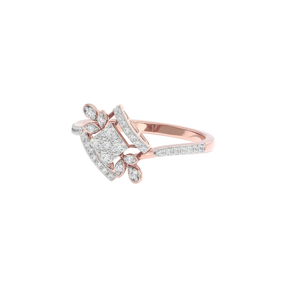 Alazne Diamond Ring 18 KT / Rose Gold / 22