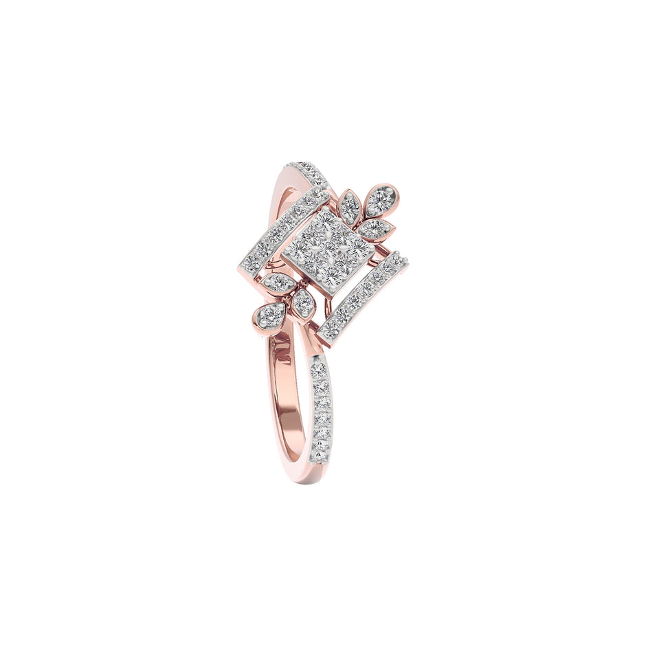 Alazne Diamond Ring 18 KT / Rose Gold / 22