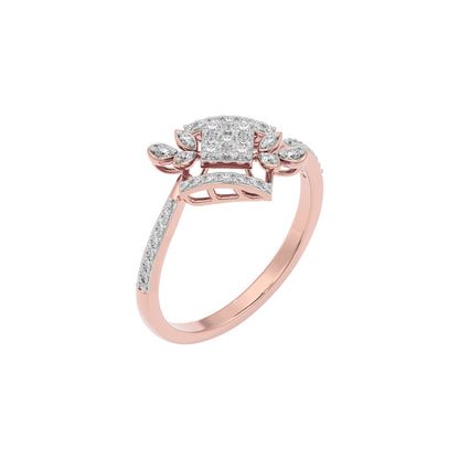 Alazne Diamond Ring 18 KT / Rose Gold / 22