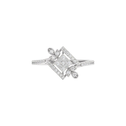 Alazne Diamond Ring 18 KT / White Gold / 22