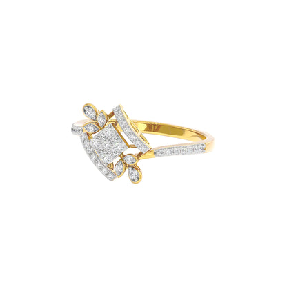 Alazne Diamond Ring 18 KT / Yellow Gold / 22