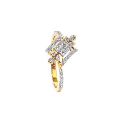 Alazne Diamond Ring 18 KT / Yellow Gold / 22