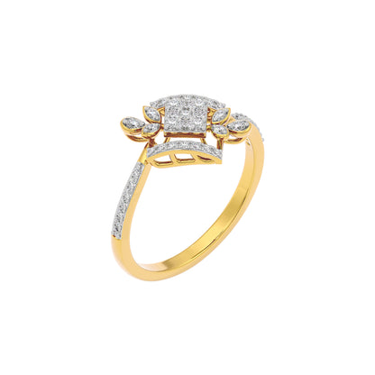 Alazne Diamond Ring 18 KT / Yellow Gold / 22