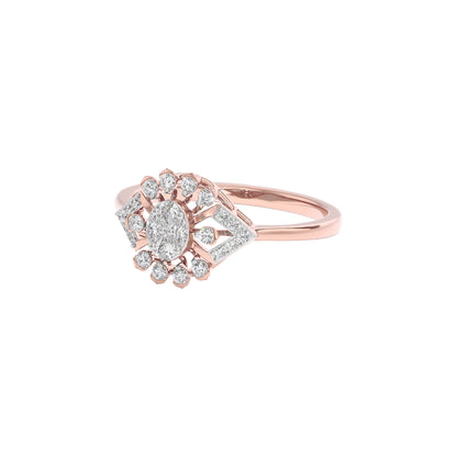 Azalea Diamond Ring 18 KT / Rose Gold / 22