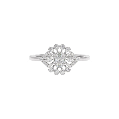 Azalea Diamond Ring 18 KT / White Gold / 22
