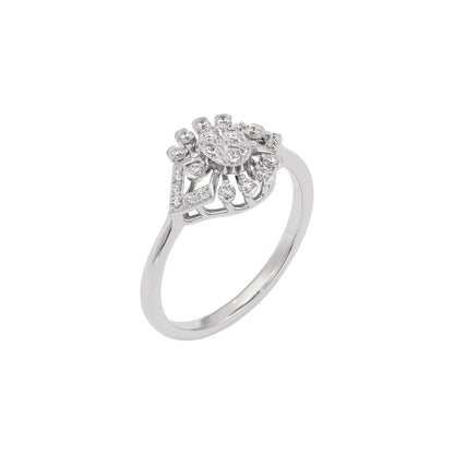 Azalea Diamond Ring 18 KT / White Gold / 22