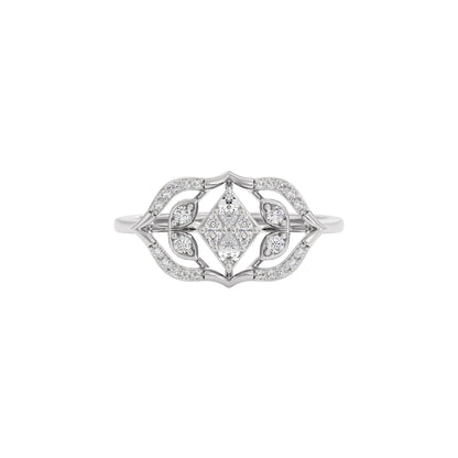 Calla Diamond Ring 18 KT / White Gold / 22
