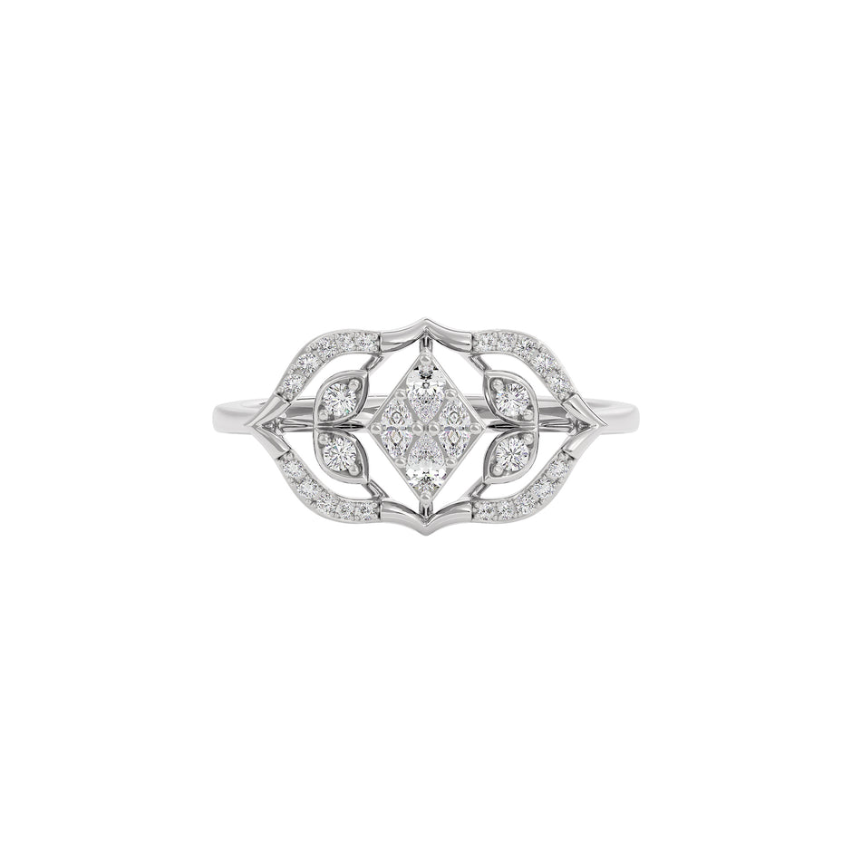 Calla Diamond Ring 18 KT / White Gold / 22