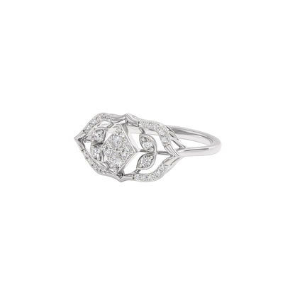 Calla Diamond Ring 18 KT / White Gold / 22