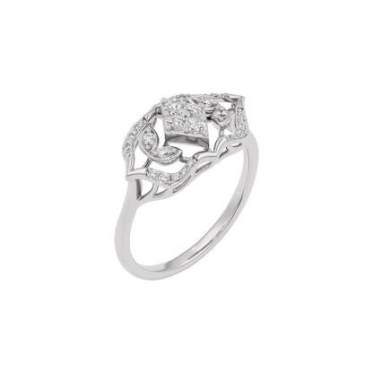 Calla Diamond Ring 18 KT / White Gold / 22