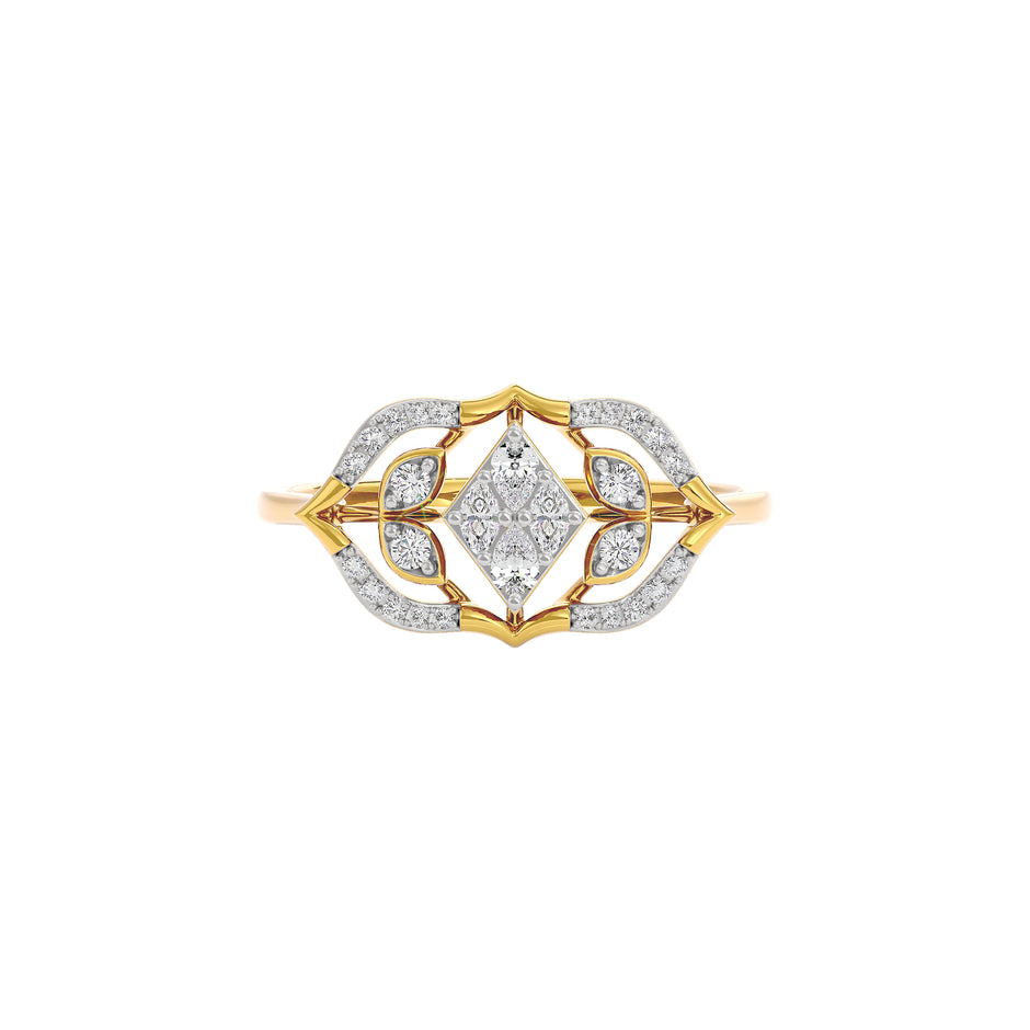 Calla Diamond Ring 18 KT / Yellow Gold / 22