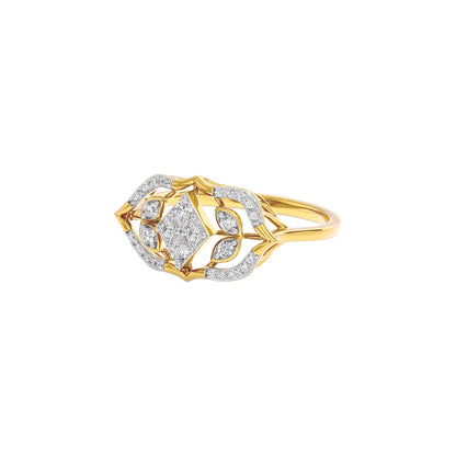 Calla Diamond Ring 18 KT / Yellow Gold / 22