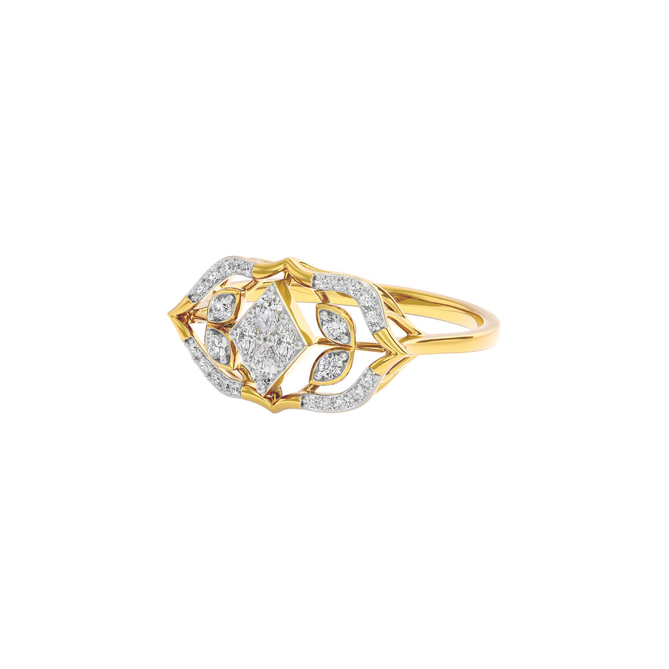 Calla Diamond Ring 18 KT / Yellow Gold / 22