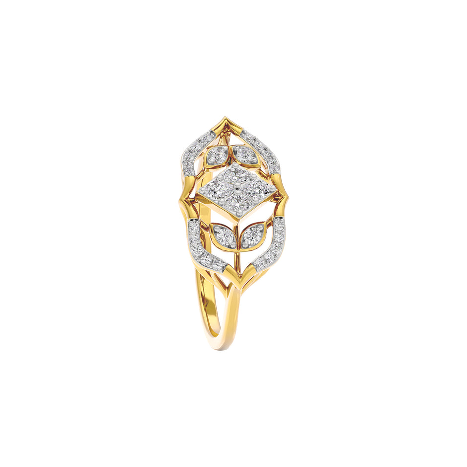 Calla Diamond Ring 18 KT / Yellow Gold / 22
