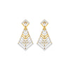 Luxe Angles Diamond Dangler Earrings 18 KT / Yellow Gold